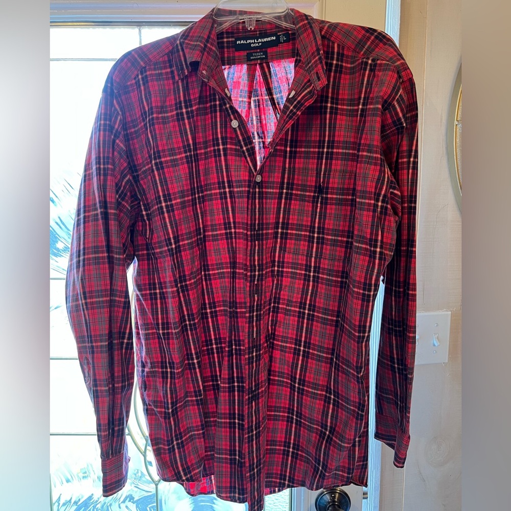 Men’s Ralph Lauren long sleeve button up shirt sz large